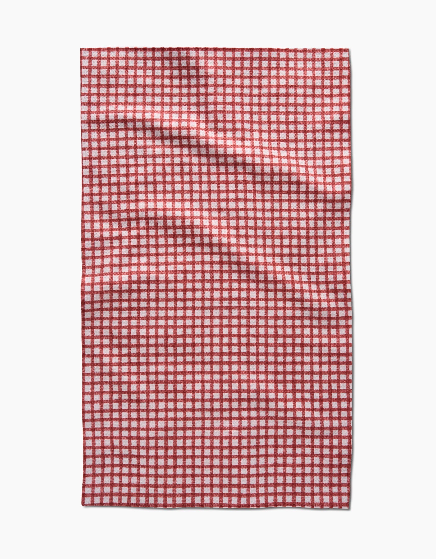 Fireside Plaid Red Kitchen Tea Towel