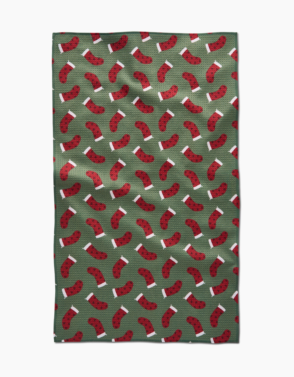Heart Stockings Kitchen Tea Towel