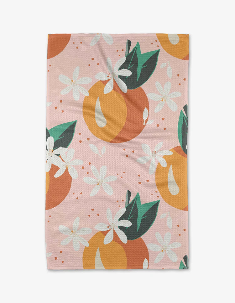 Kitchen Tea Towel - Just Peachy GEOMETRY