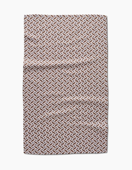 Plated Fall Berry Natural - Kitchen Tea Towel