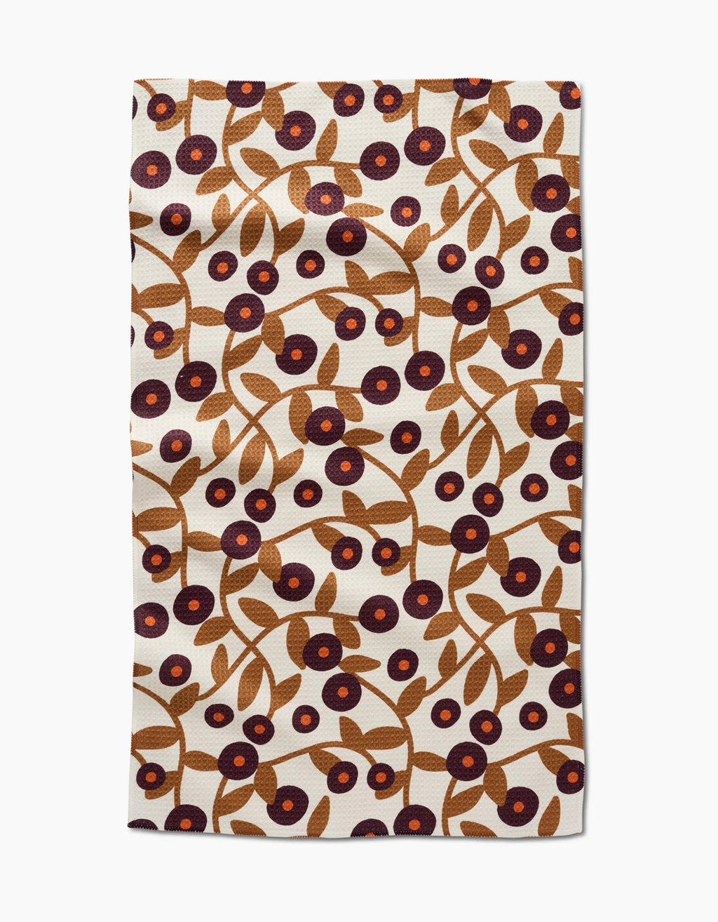 Geometry Towel - Swirling Vines Tea Towel | Quick-Dry Kitchen Towel