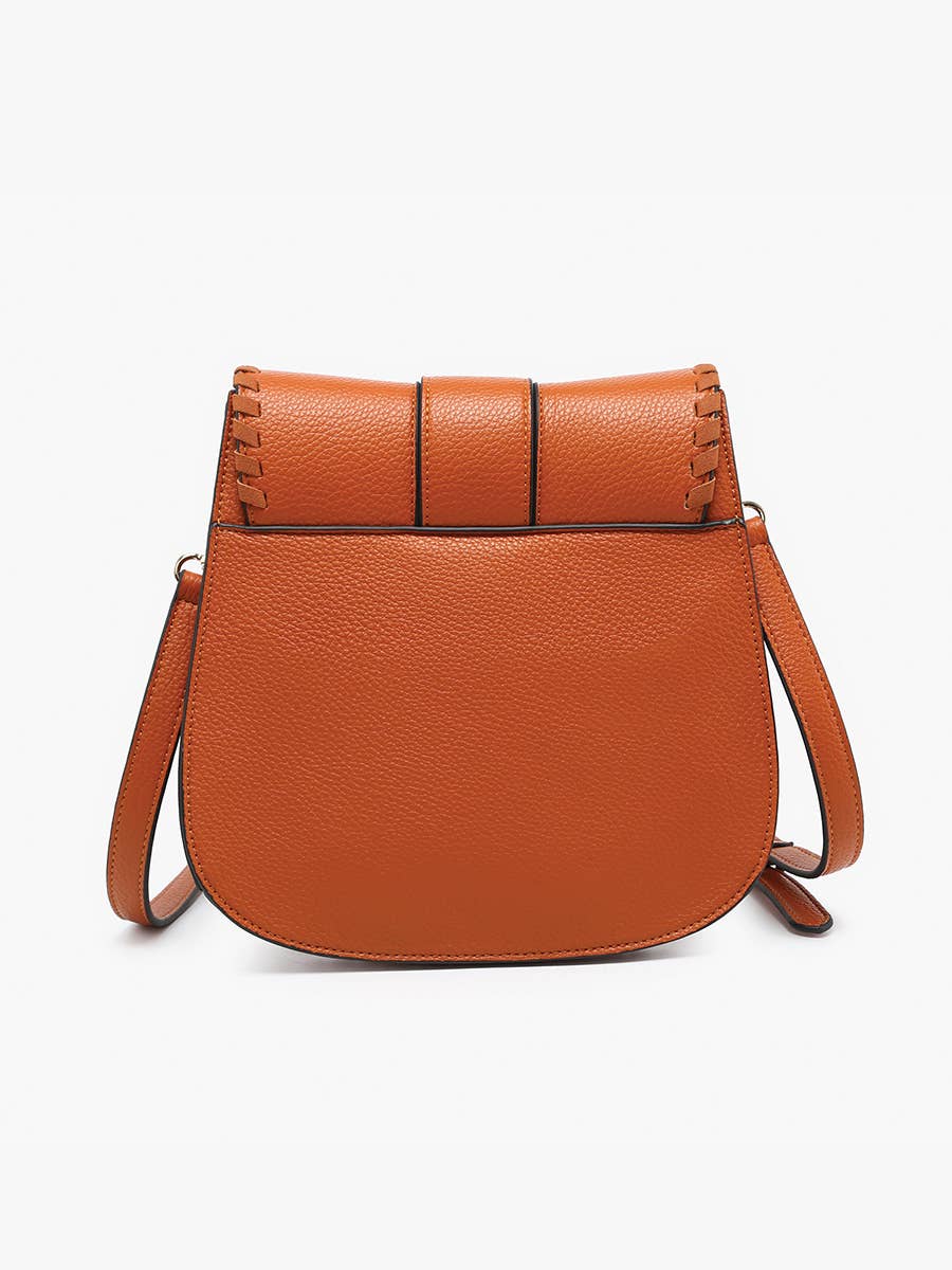 Sandra Buckle Flapover Crossbody