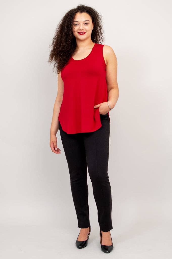 Jazz Red Bamboo Tank Fall-Winter Blue Sky Clothing Co