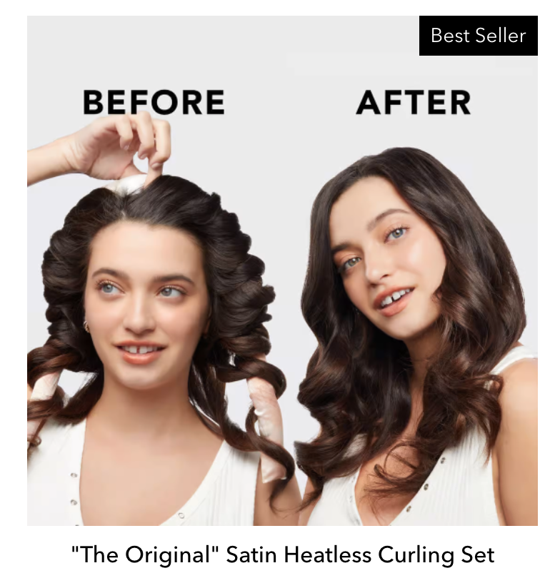 Satin Heatless Curling Setu Core KITSCH