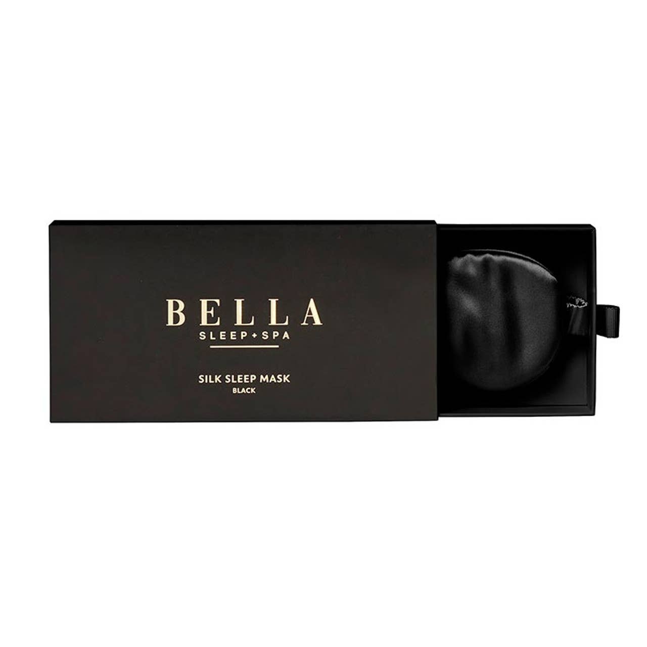 Silk Sleep Mask - Black Core Bella Sleep + Spa