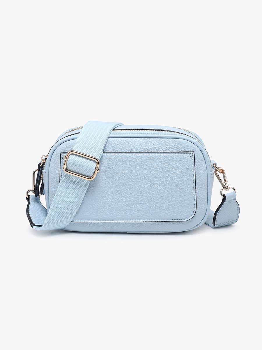 Sky Dual Zip Crossbody Bag – Slip Pocket | M2531