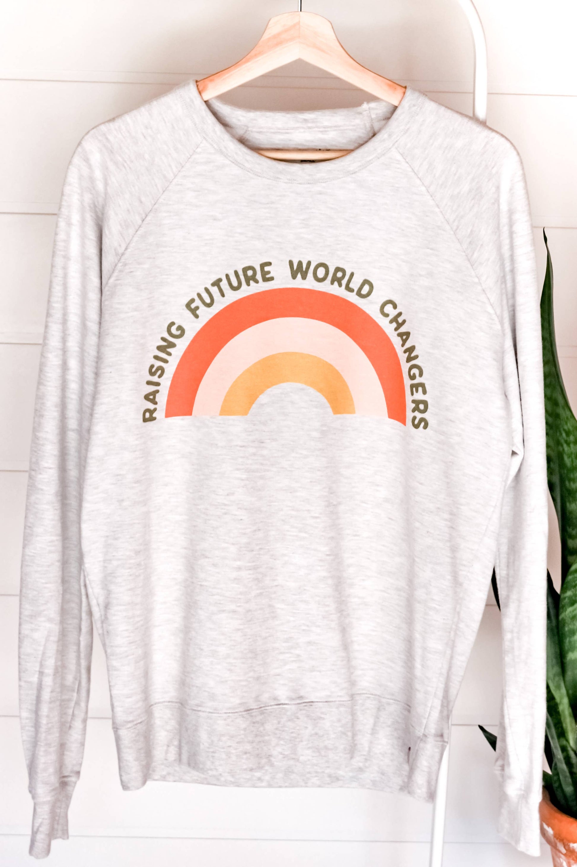 Raising Future World Changers Sweatshirt Core Crowned Free