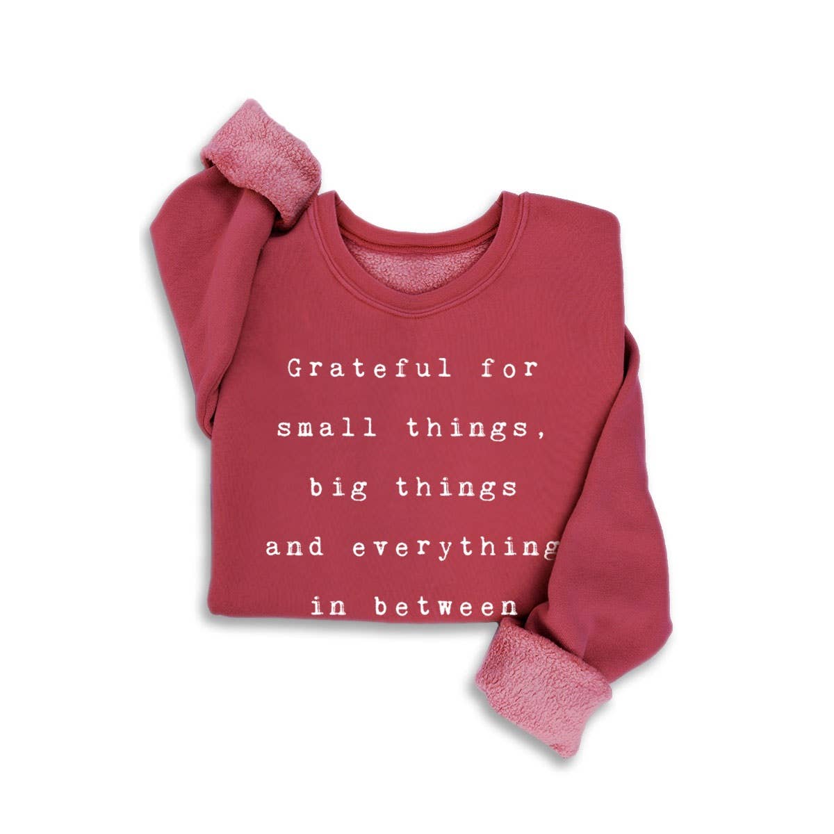 GRATEFUL FOR SMALL THINGS MINERAL SWEATSHIRTS Fall-Winter HRTandLUV