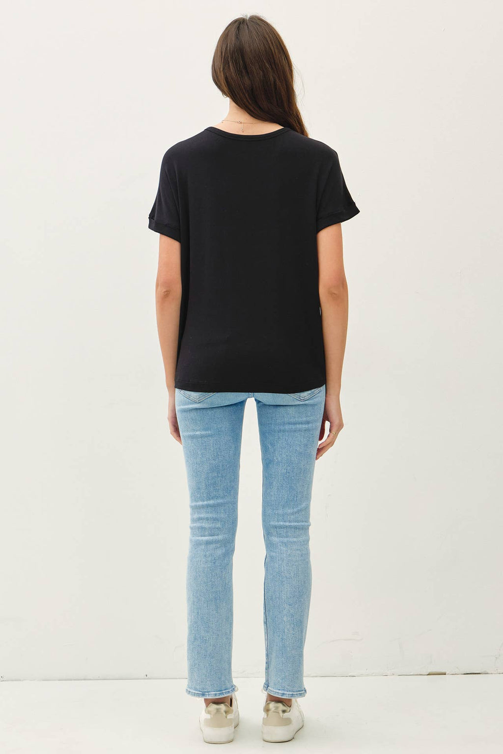 Be Cool - LIGHTWEIGHT MODAL BASIC FLOWY TEE