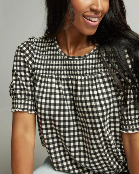 Tessa Gingham Blouse Fall-Winter Downeast