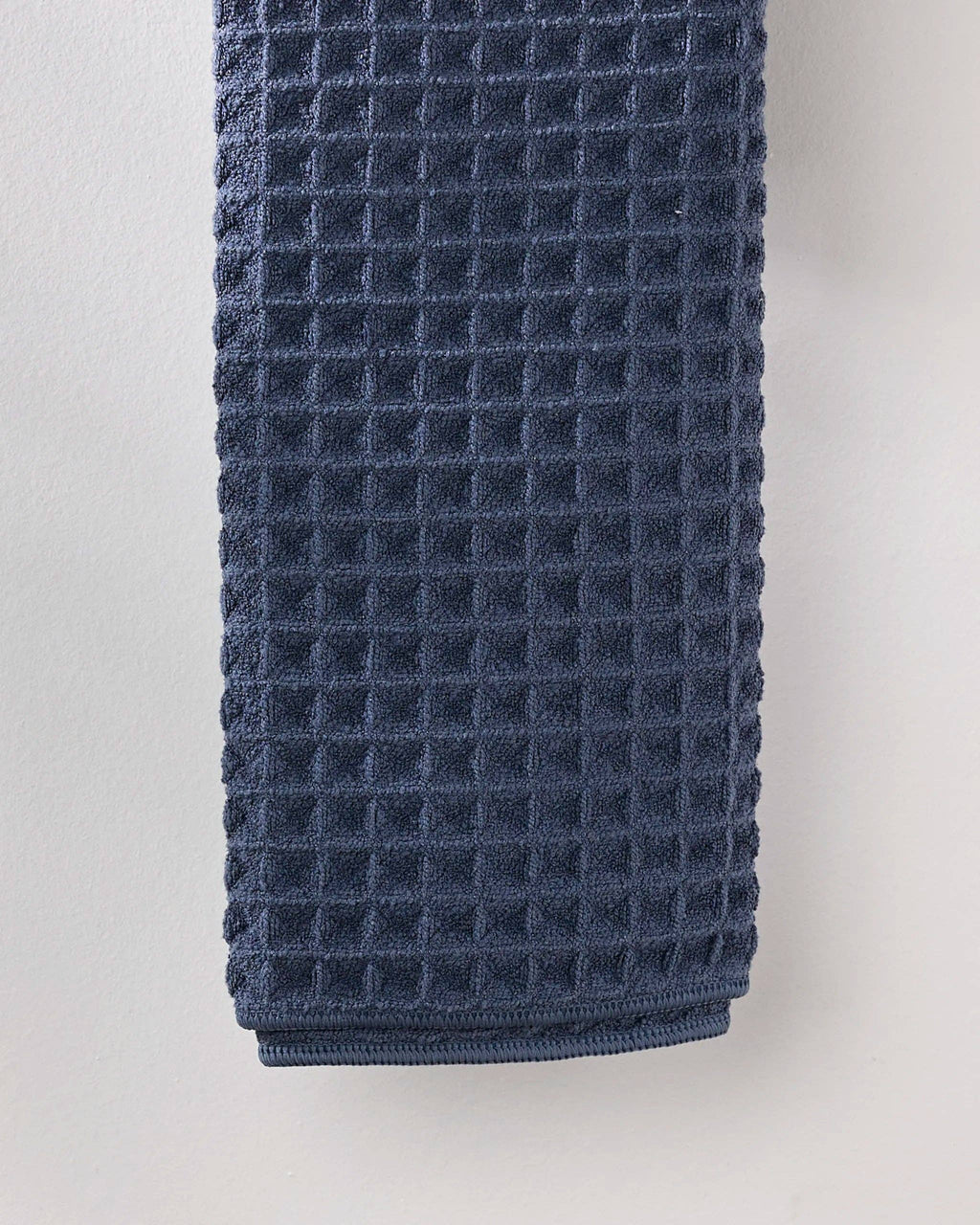 Geometry - Midnight Blue Waffle Hand Towel