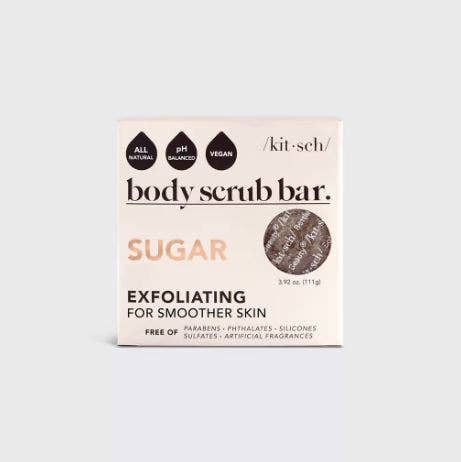 Sugar Exfoliating Body Scrub Bar Core KITSCH