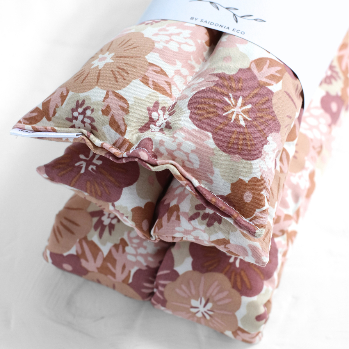 Heating & Cooling Neck/Body Wrap - Mauve Flowers