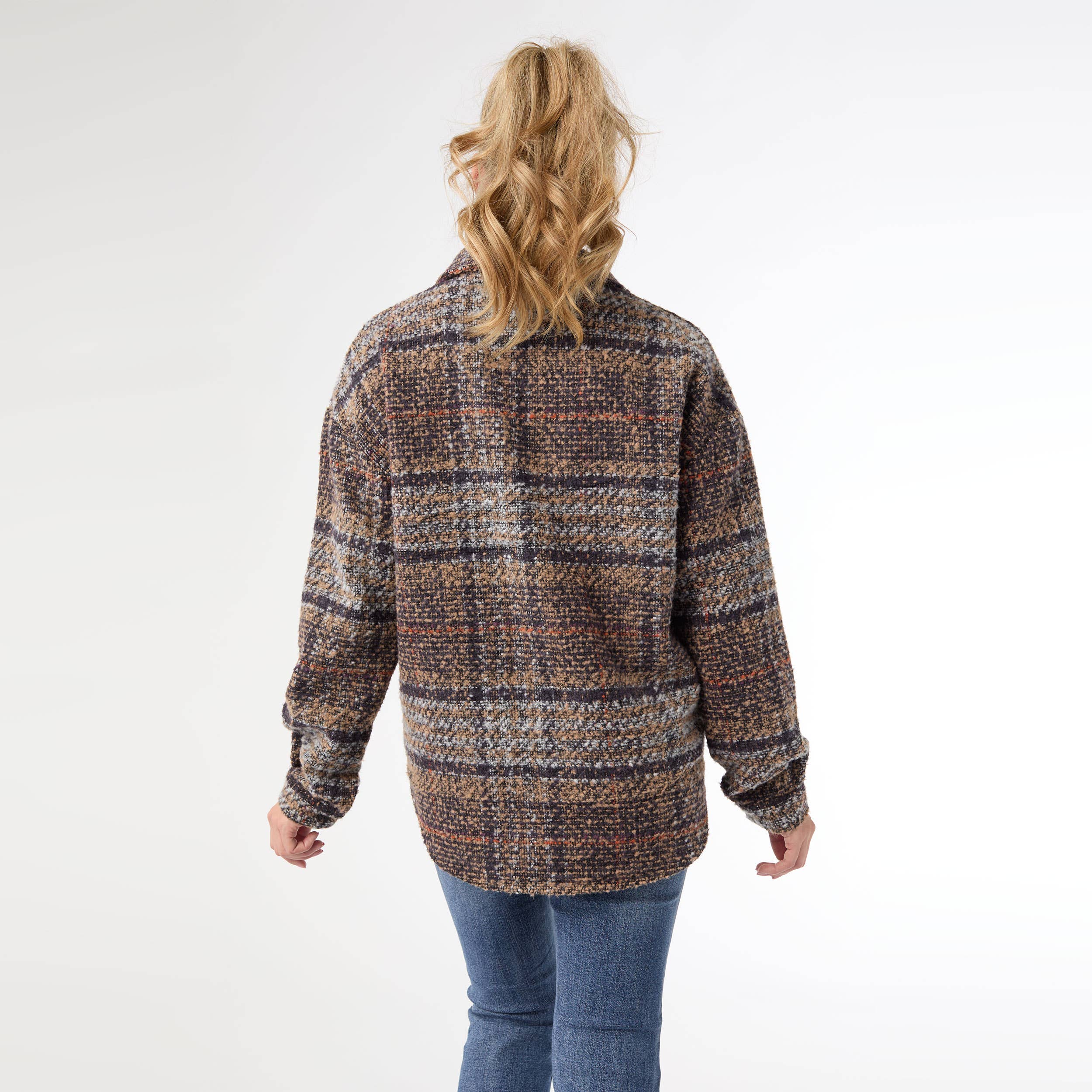 Shacket - Cersei Button Front Stylish Fall Shacket for Women