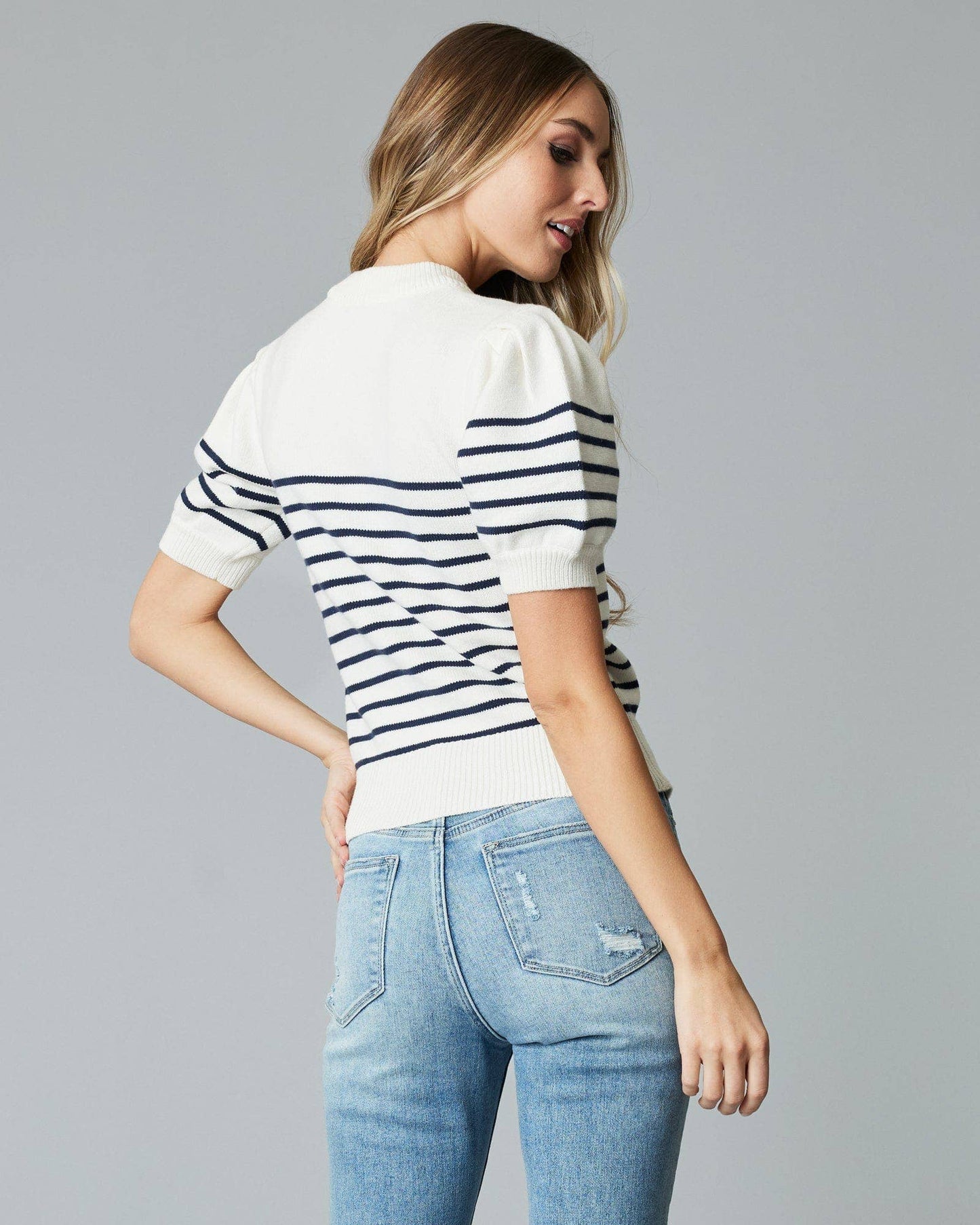 Pretty Pullover: Peacoat Stripe Spring-Summer Downeast