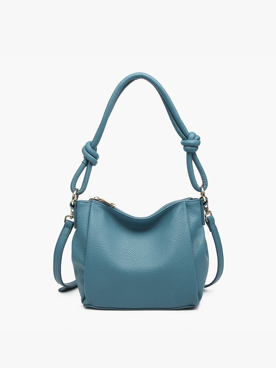 Chicago Knotted Shoulder Bag w/ Long Strap