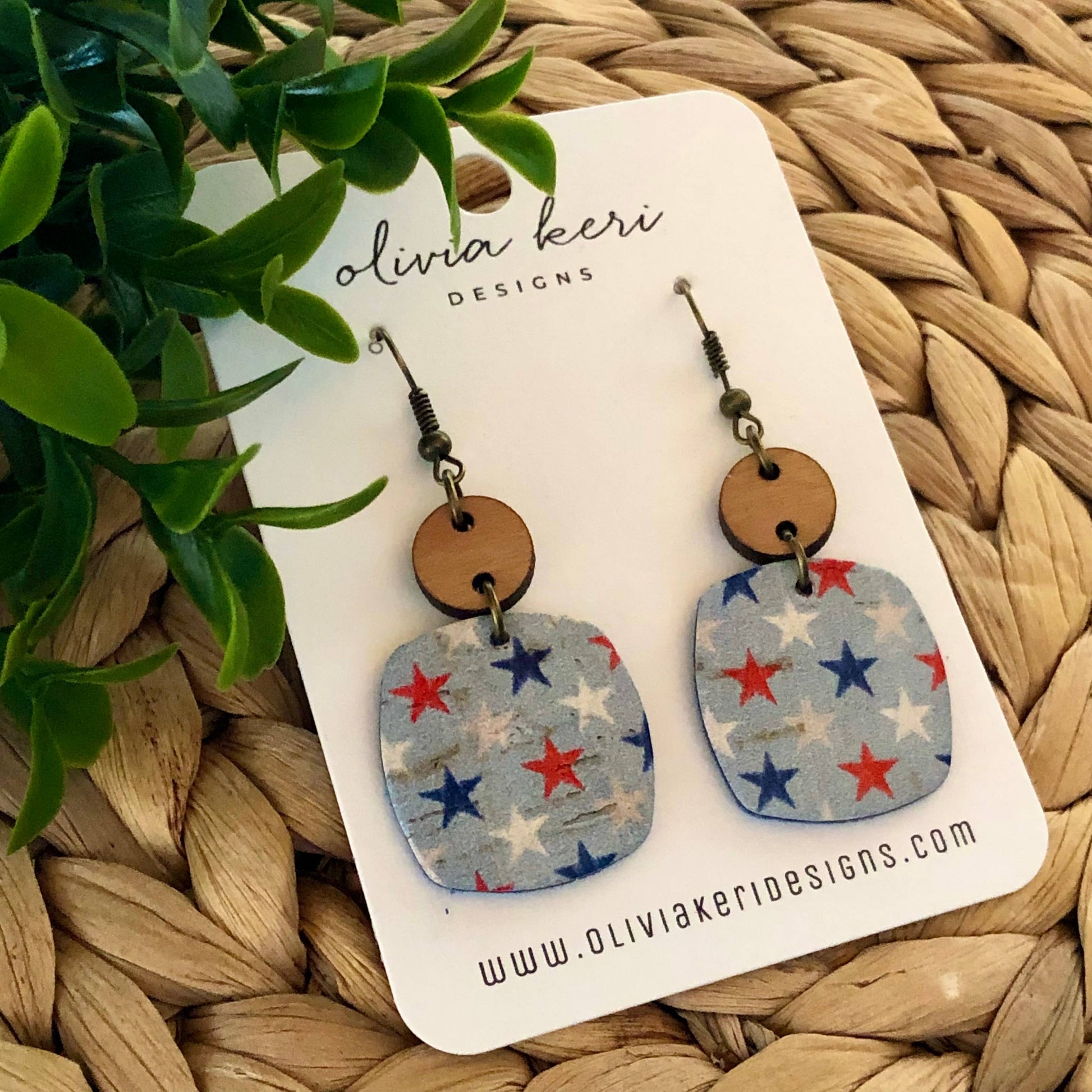 Nora - Patriotic Blue Stars Spring-Summer Olivia Keri Designs