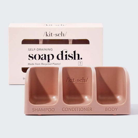 Self-draining Soap Dish - Terracotta Core KITSCH