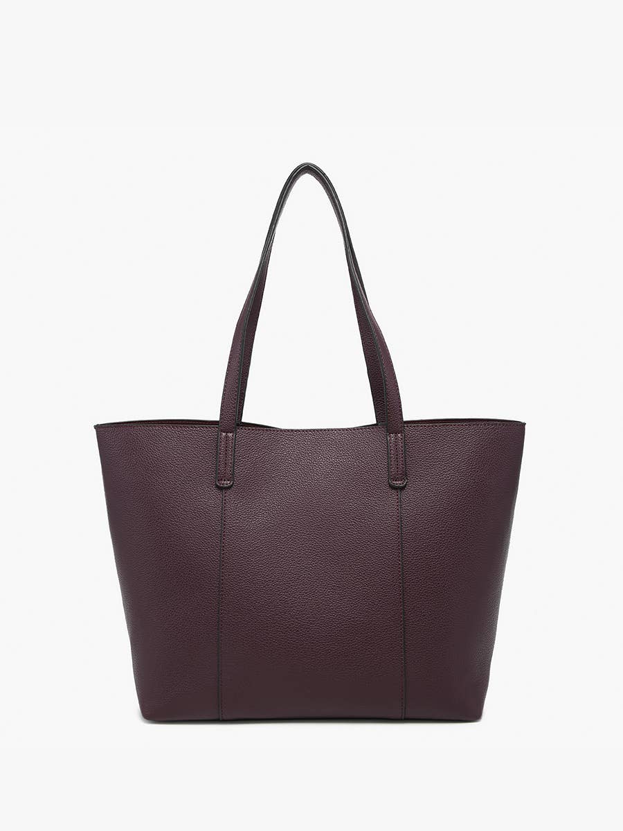 Millie Classic Paneled Tote with structured design and removable inner bag for everyday use