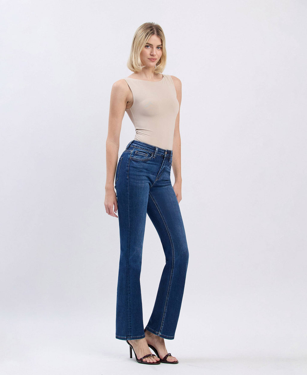 SKYLAR - LITTLE SUNSHINE | HIGH RISE BOOTCUT JEANS