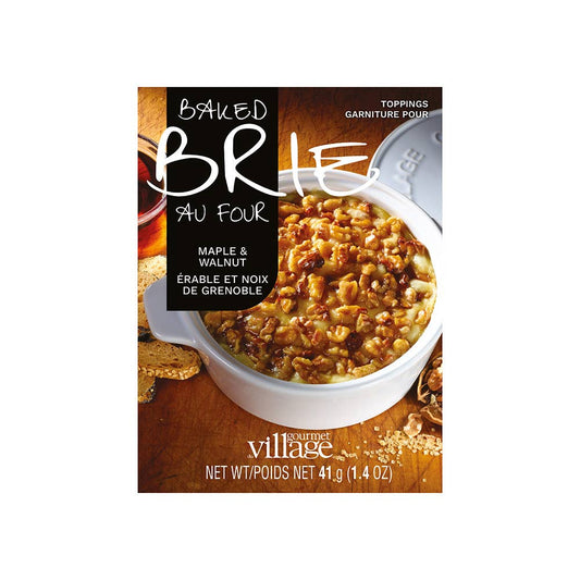 Brie Topping Mix Maple Walnut Core Gourmet Du Village