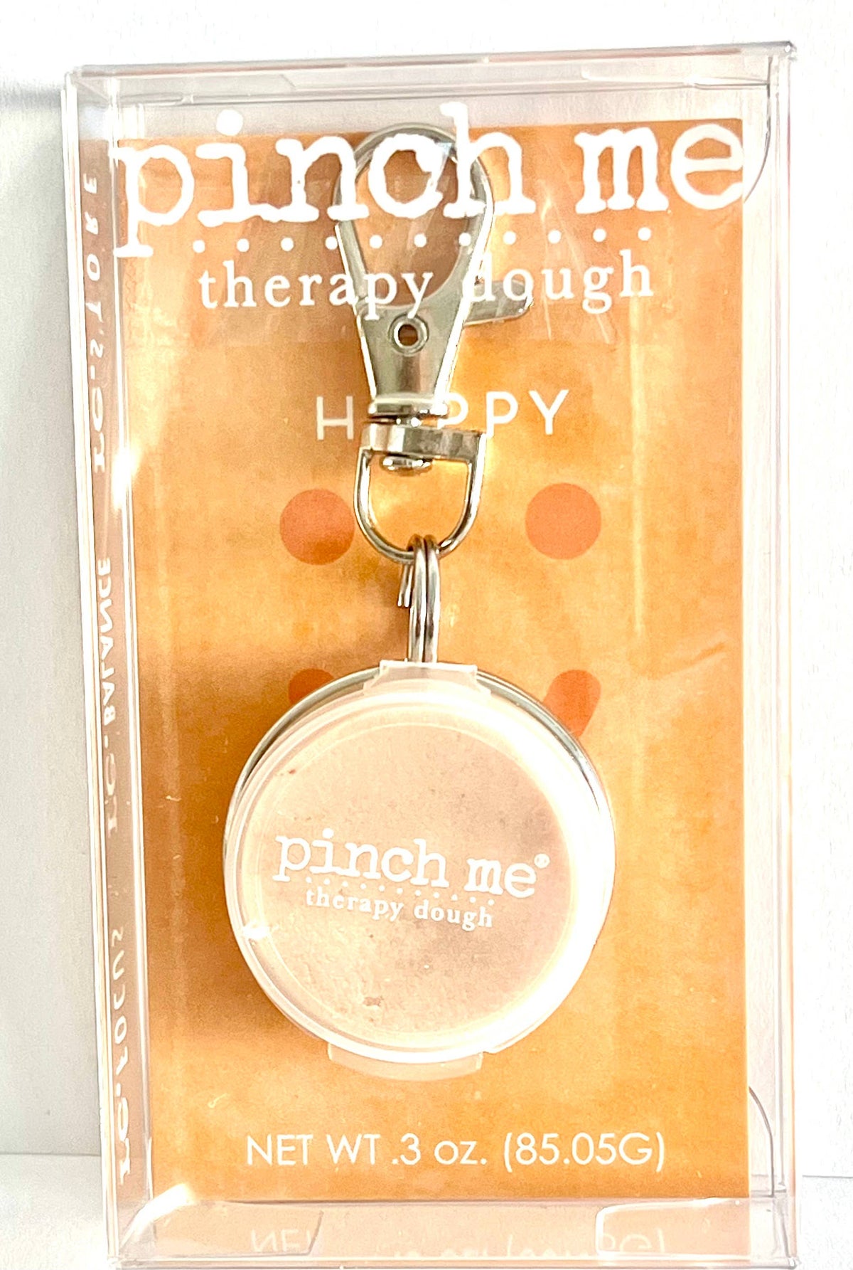 Pinch Me Therapy Dough - Clip On Locket - Happy