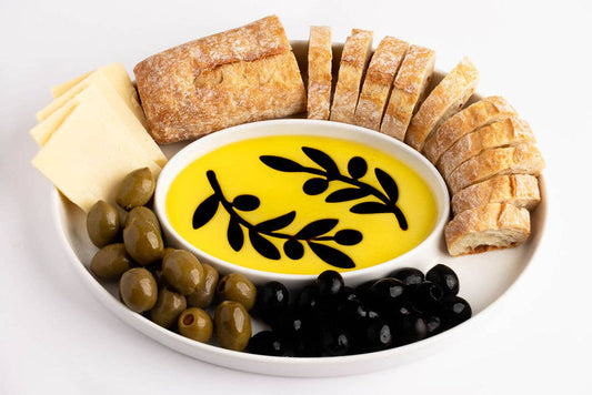 Olive Oil and Balsamic Vinegar Dipping Platter GIFTS Jeanne Fitz