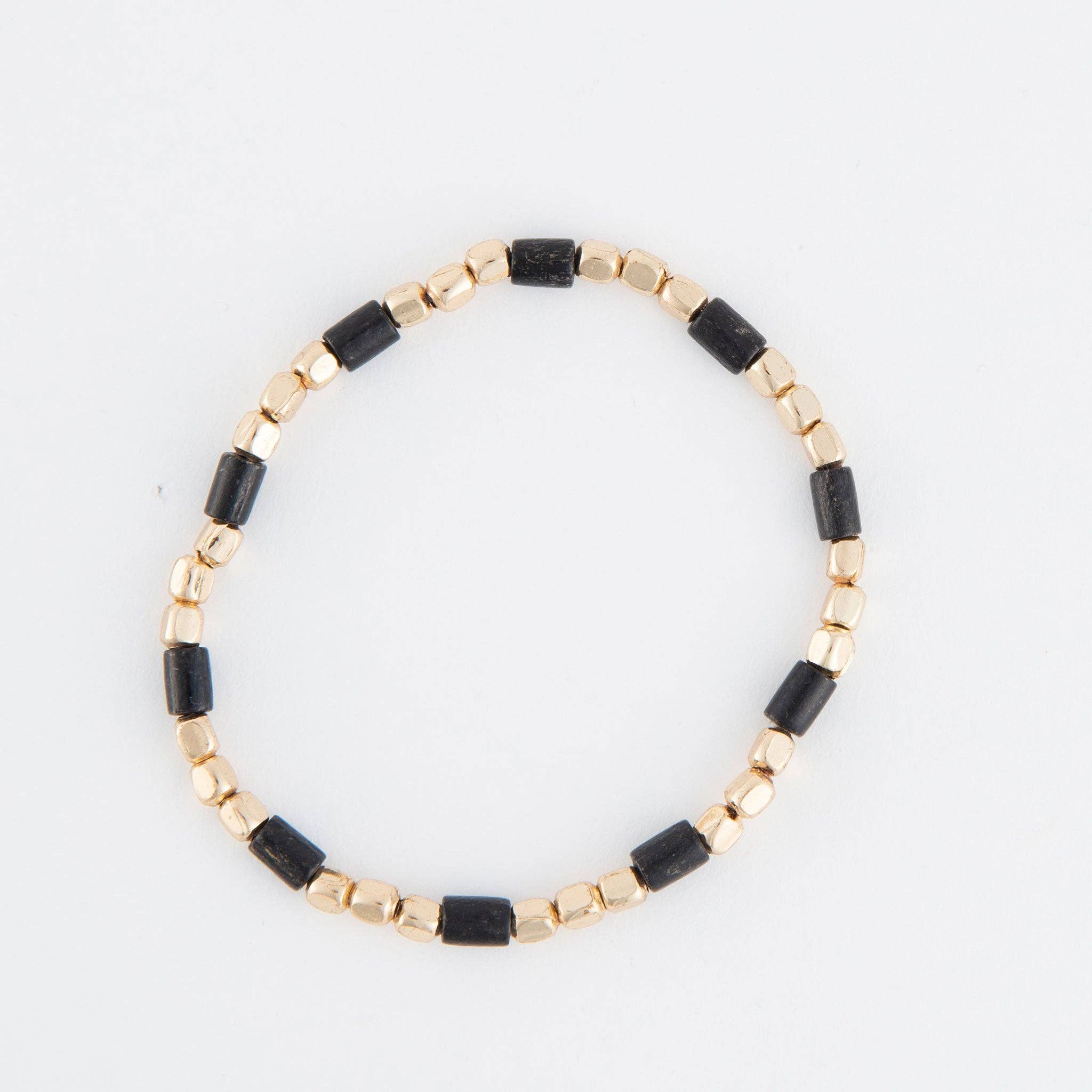 Wooden Bracelets – Aya Bracelet Set | Stackable Earth Tone Beads