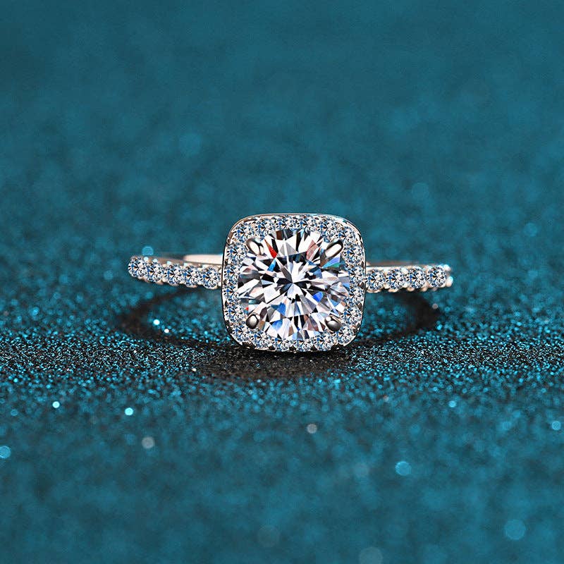 Four-Prong Moissanite Ring Core Perimade & Co. LLC