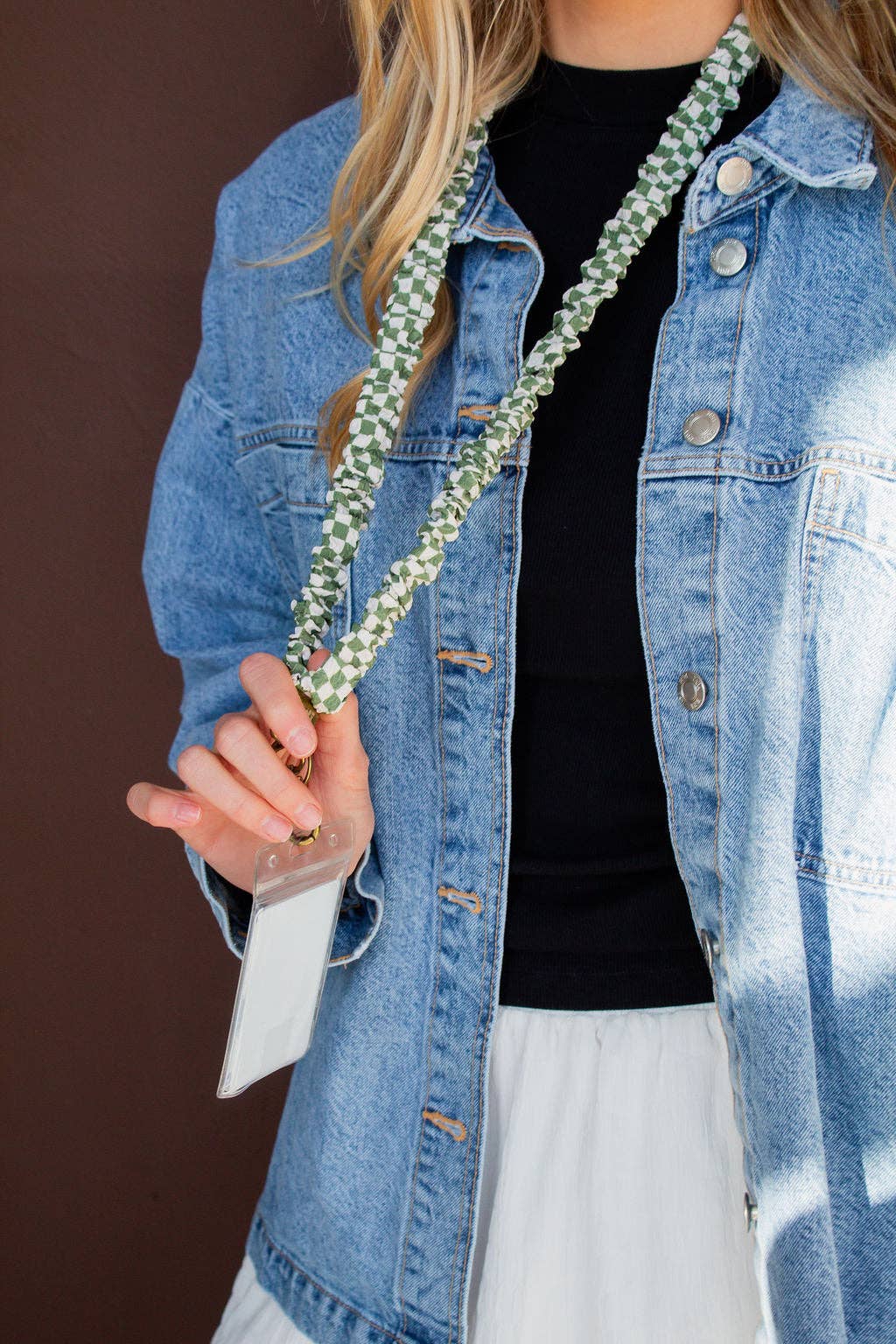 Shop Andi - Lindsey Checked Lanyard
