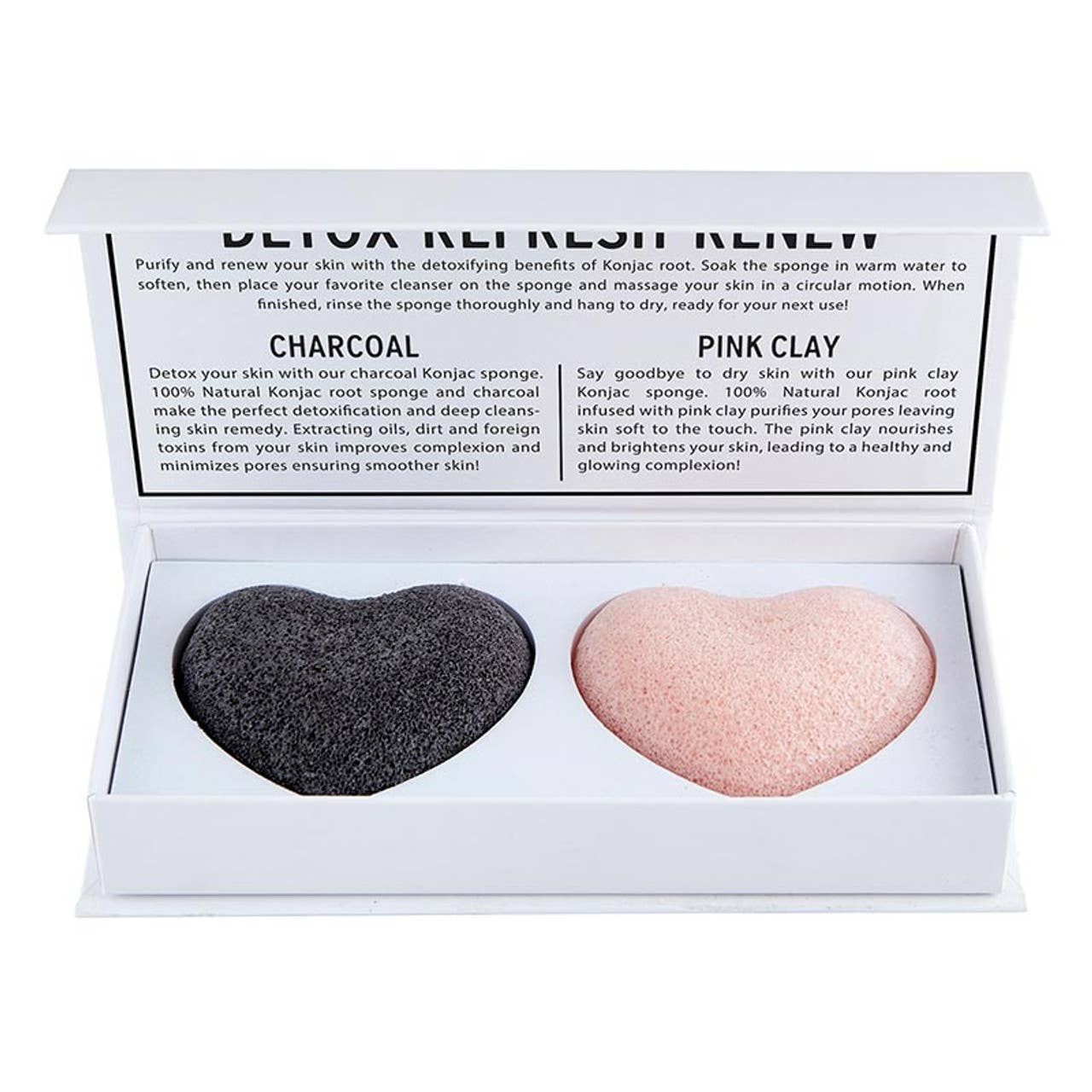 Heart Konjac Sponge - Self Love Core Bella Sleep + Spa