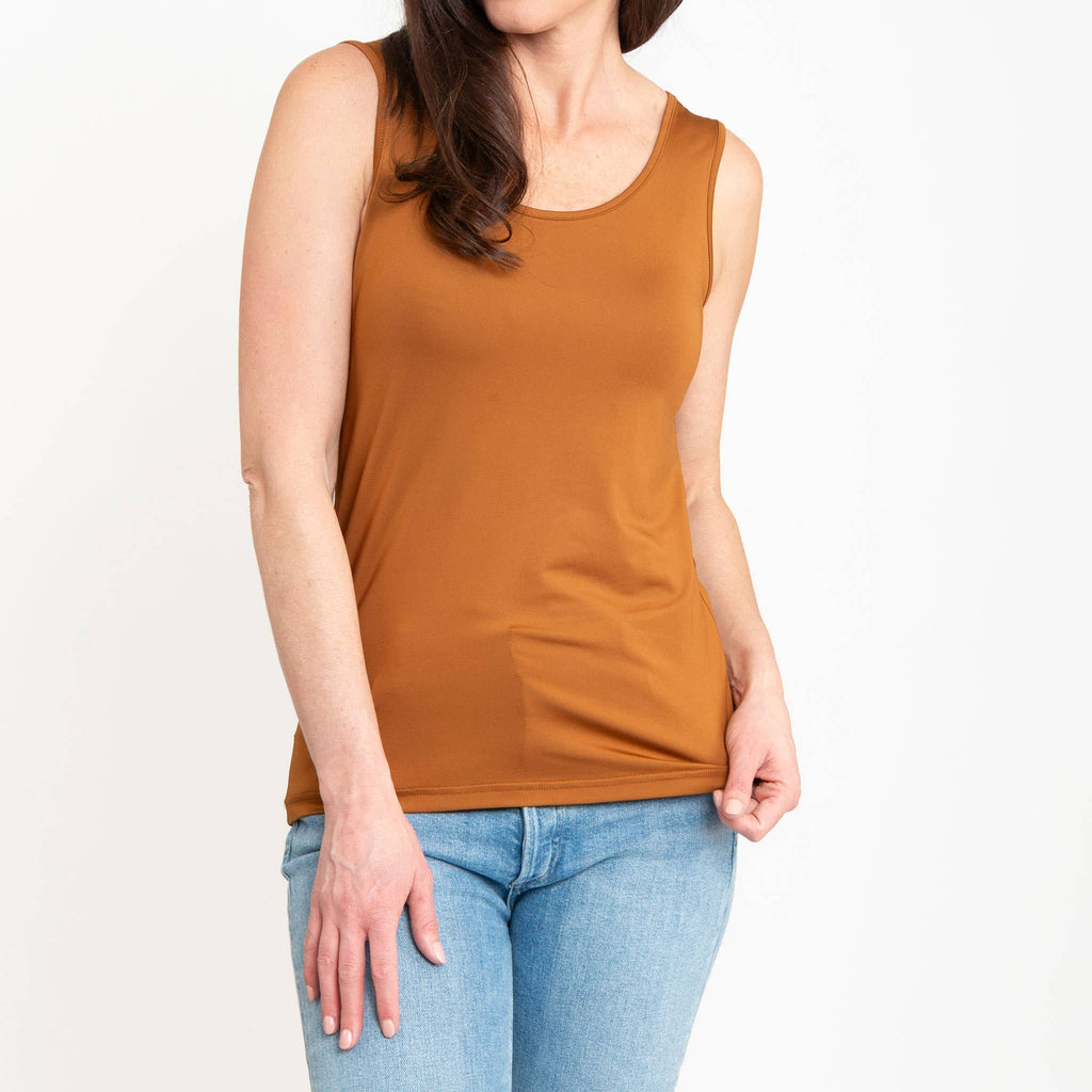 Reversible Tank Top | Lightweight Audrey Scoop & V-Neck Stretch Cami