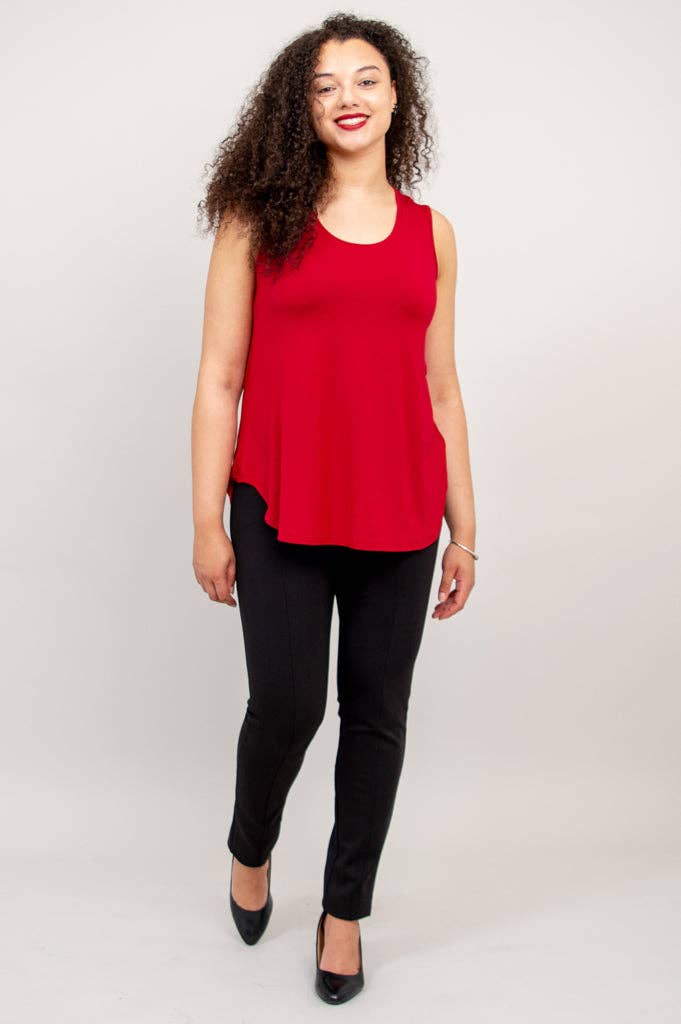 Jazz Red Bamboo Tank Fall-Winter Blue Sky Clothing Co