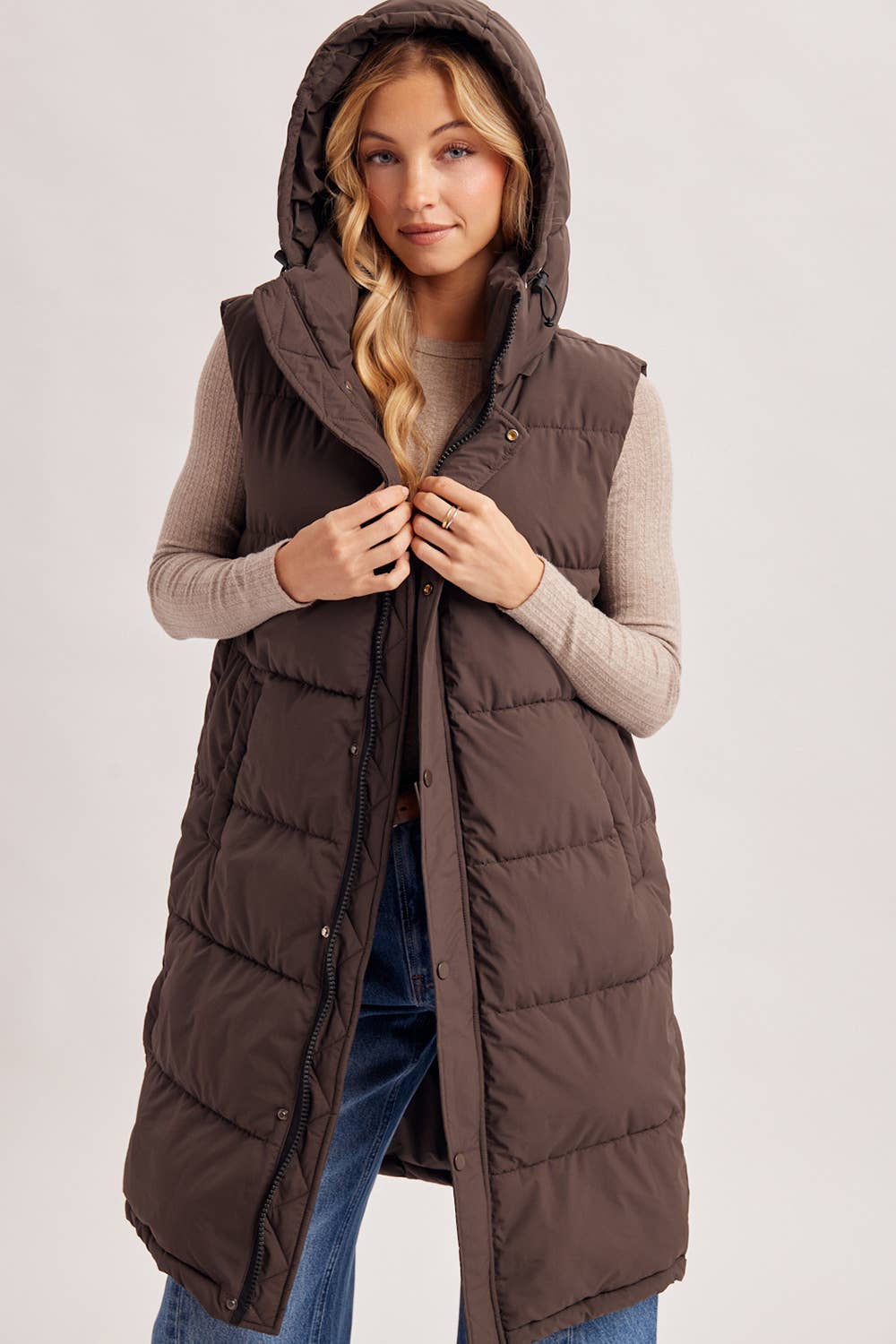 QUILTED PUFFER VEST