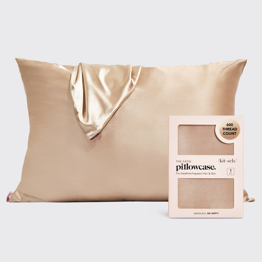 Satin Pillowcase - Champagne Core KITSCH