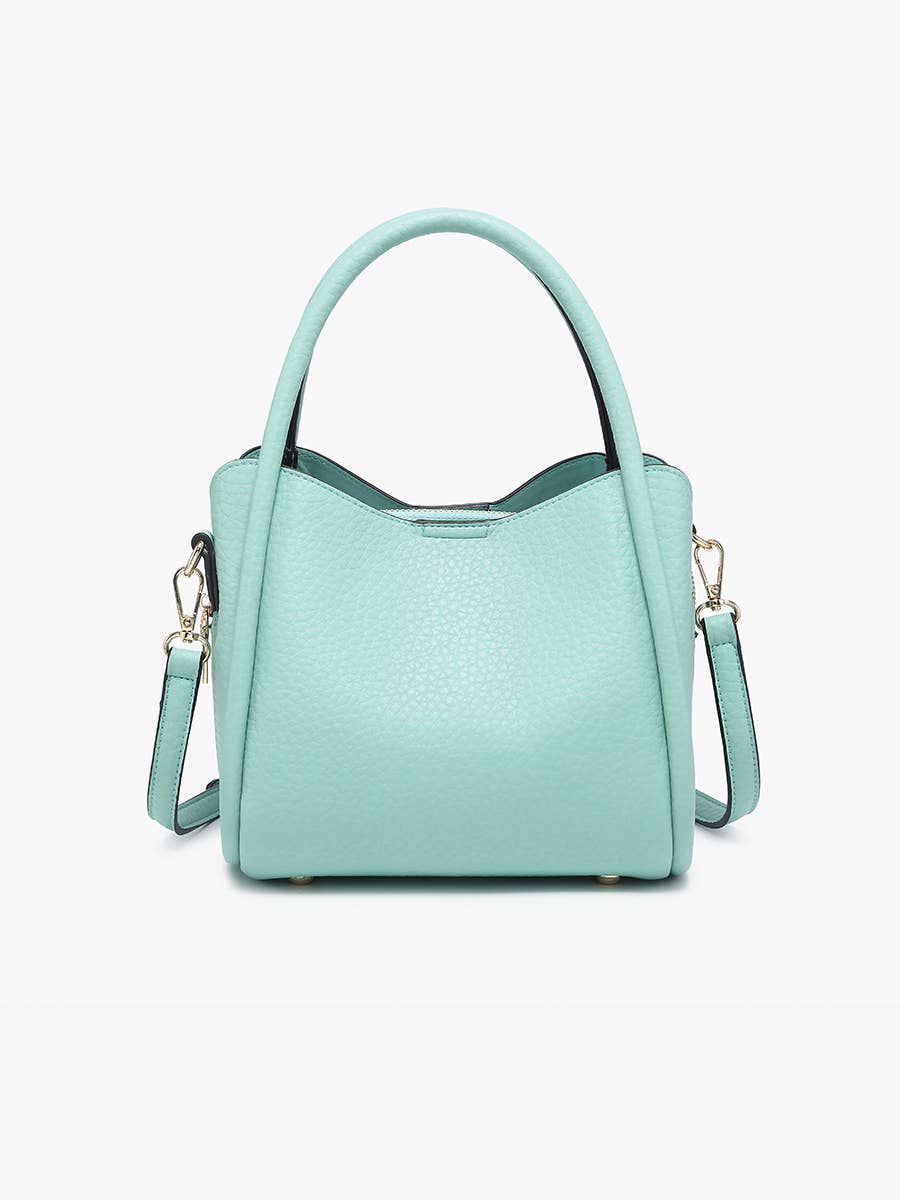 Ruby 3-Compartment Satchel w/ Dual Handles