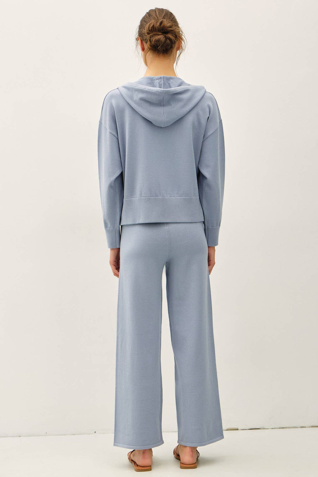 ULTRA COMFY RIBBED KNIT HOODIE JACKET
