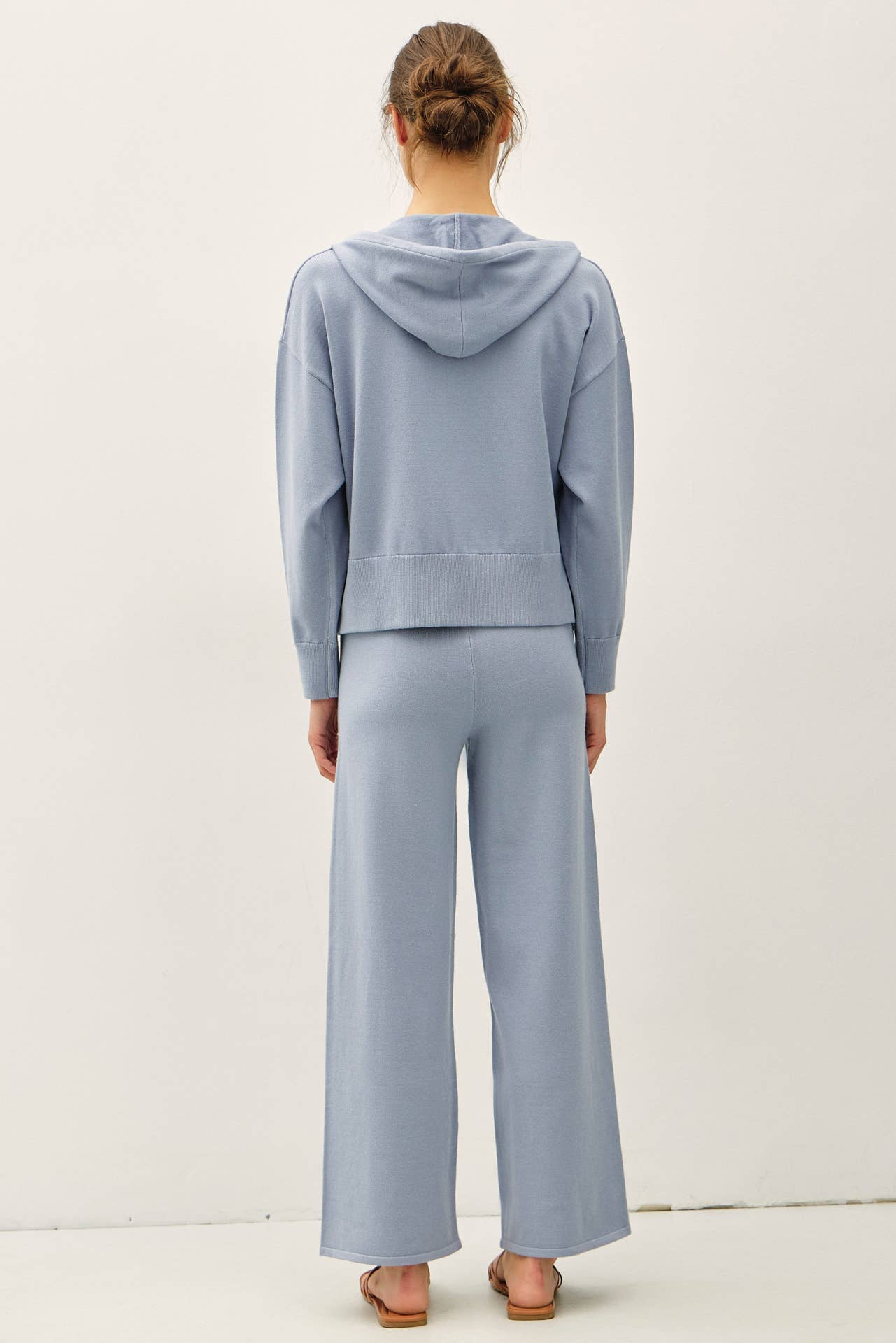 ULTRA COMFY RIBBED KNIT HOODIE JACKET