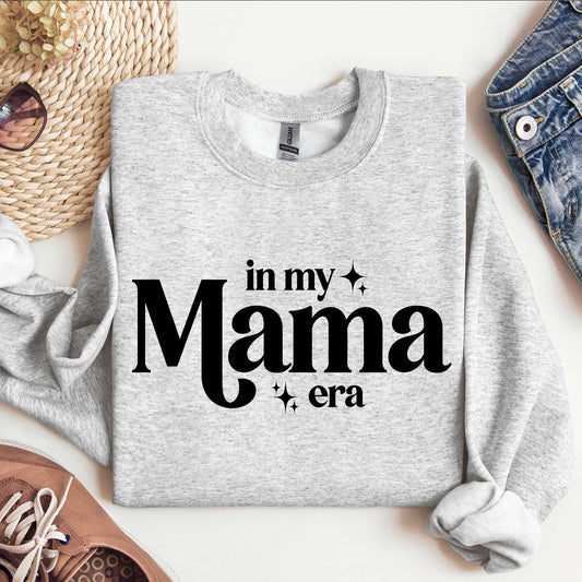 In My Mama Era Crewneck Sweatshirt, Mother's Day, Mom Shirt Mugsby