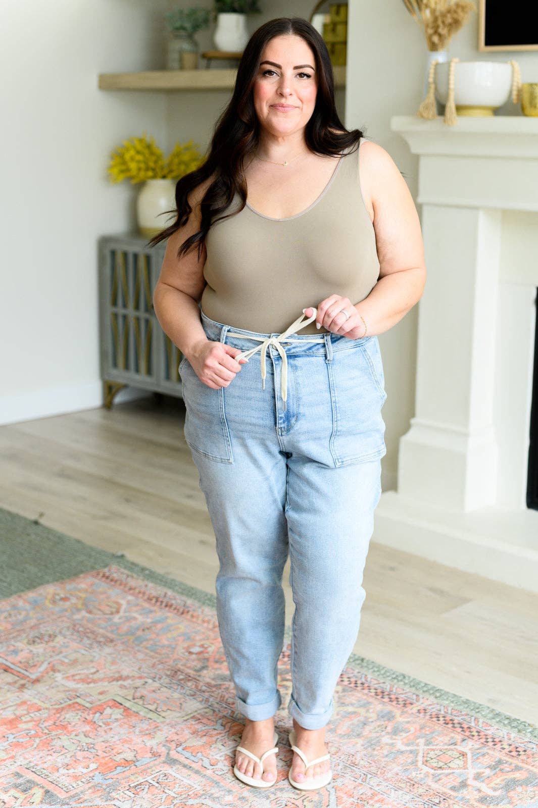 Judy Blue High Rise Vintage Denim Jogger *Plus Size Spring-Summer Avenue Wholesale