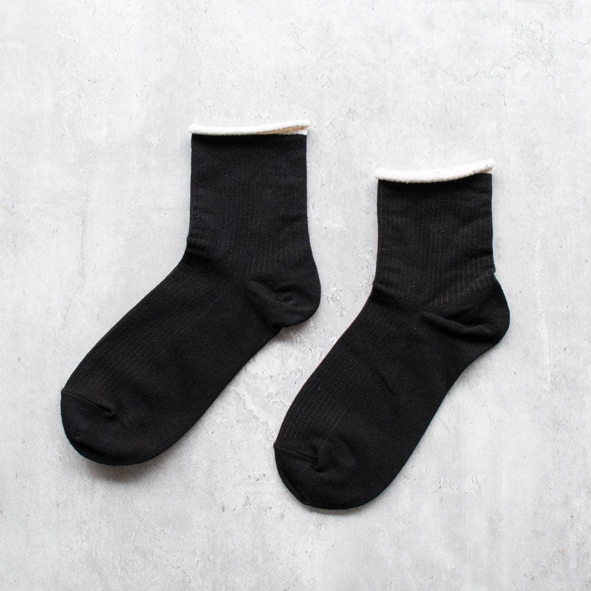 Roll up Basic Casual Socks Fall-Winter Tiepology