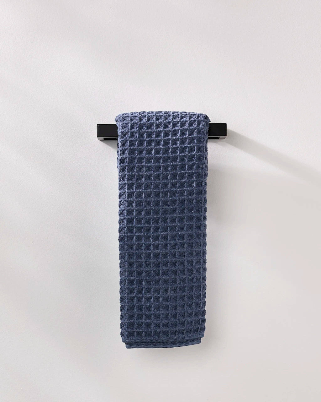 Geometry - Midnight Blue Waffle Hand Towel