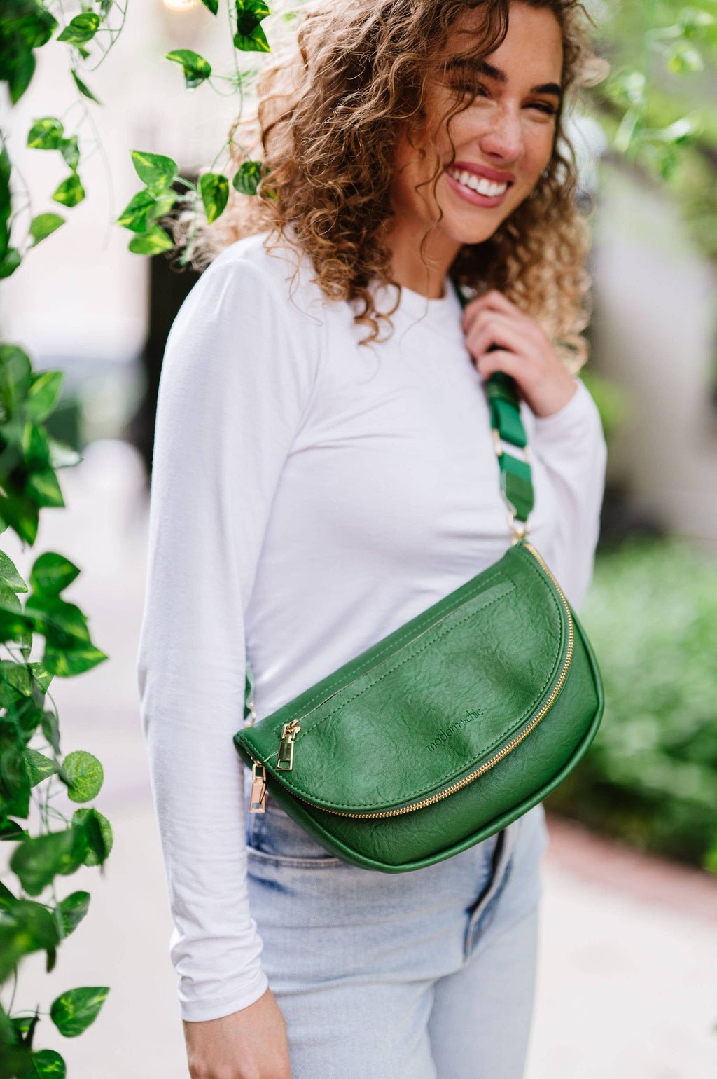 Holly Foldover Satchel Crossbody Belt Bag