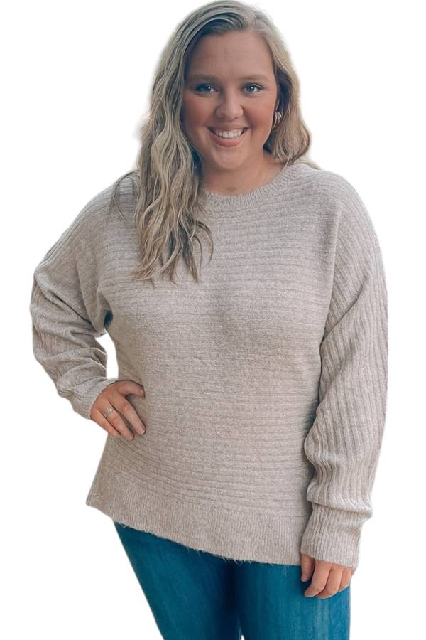 My Only Love Crewneck Grey Sweater