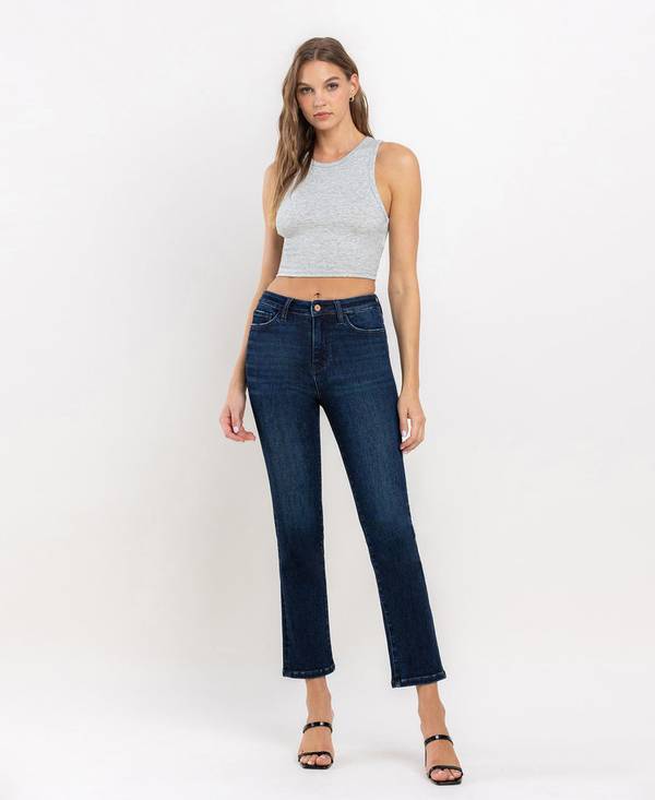 Jubiliant High Rise Ankle Slim Straight Jeans