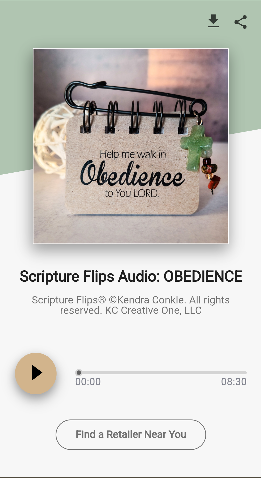 Obedience Flip Core Scripture Flips