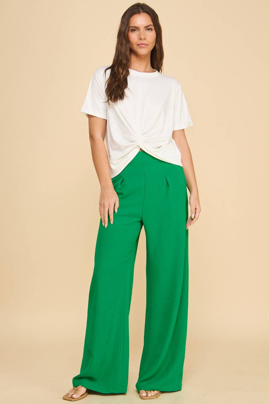 Twisted Knot T-Shirt Off White