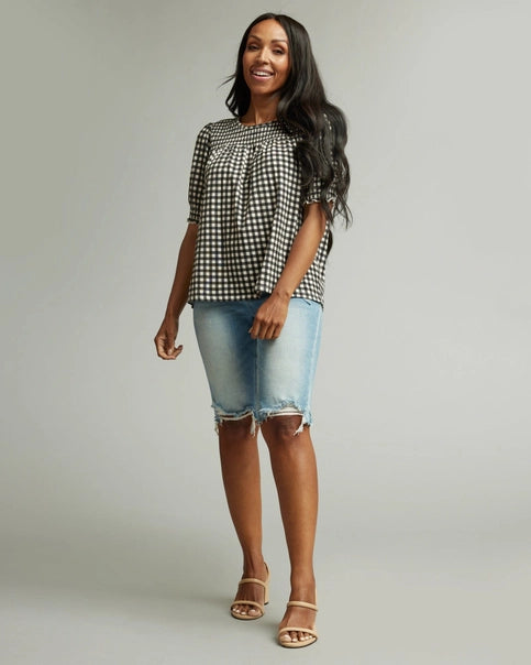 Tessa Gingham Blouse Fall-Winter Downeast