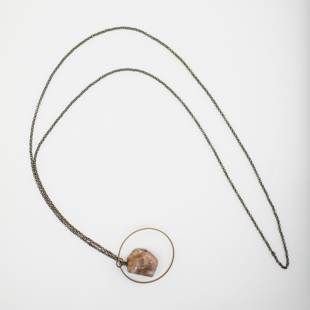 Medina Seeds | Rough Cut Semi-Precious Stones Brass