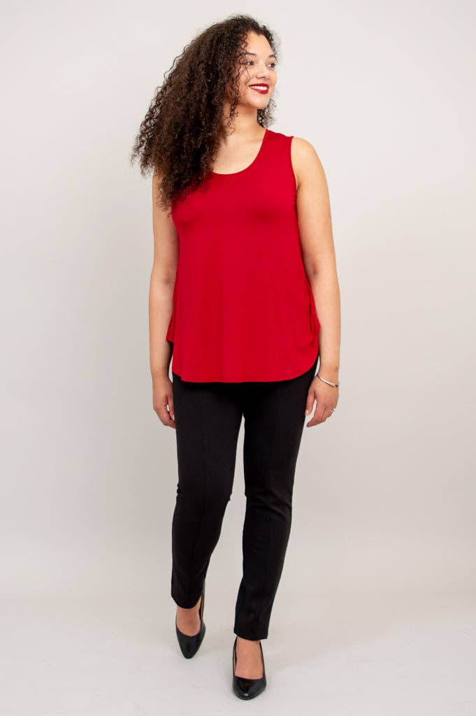 Jazz Red Bamboo Tank Fall-Winter Blue Sky Clothing Co